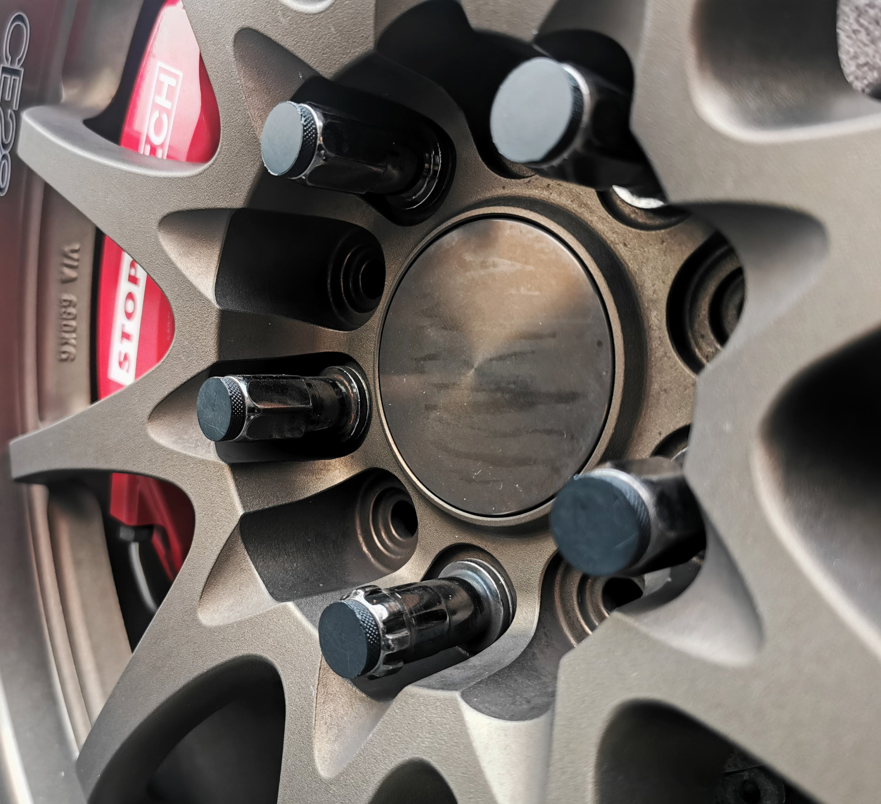 Open end lug nut hot sale caps